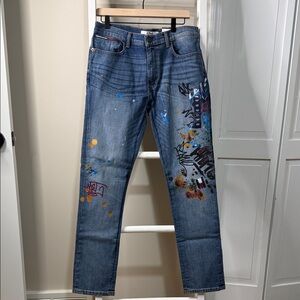 Tommy Hilfiger Artistic Blue Straight Jeans